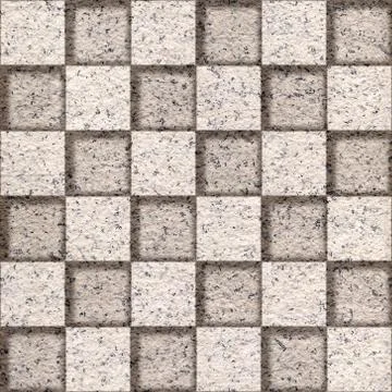 Paper blocks stacked for seamless background Stock Illustration