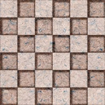 Paper blocks stacked for seamless background Stock Illustration