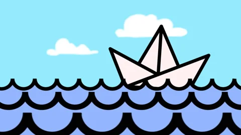 PAPER BOAT Stock-Footage 151830861