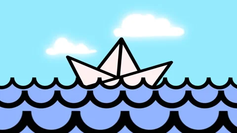 PAPER BOAT Stock-Footage 151830935