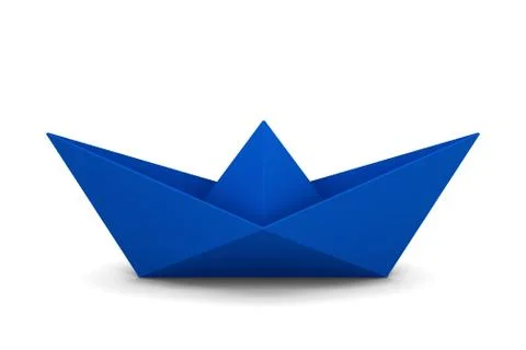Paper boat Stock Illustration