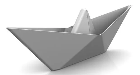 Paper boat Stock-Illustration