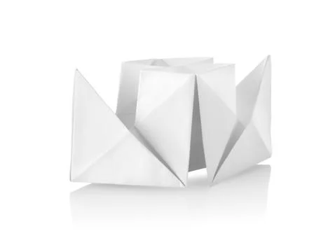 Paper boat Stock Photos