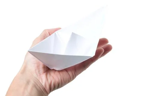 Paper boat Stock Photos