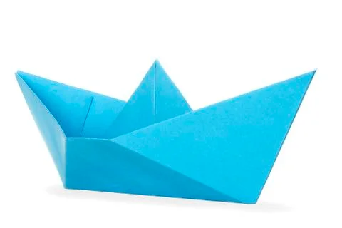 Paper boat Stock Photos