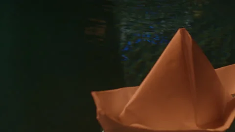 Paper boats Stock Footage 235378604