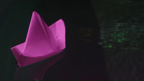 Paper boats Stock Footage 235382605