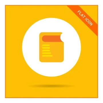 Paper book icon 스톡 일러스트