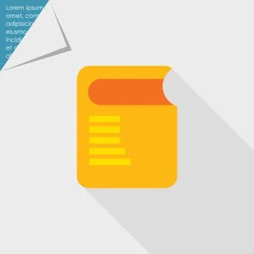 Paper book icon 스톡 일러스트