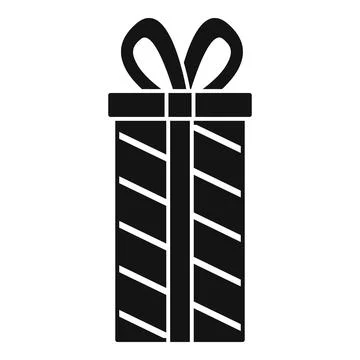 Paper box icon simple vector. Carton parcel Stockillustratie