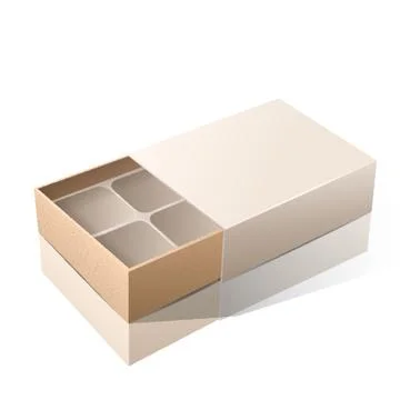 Paper Box 库存插图