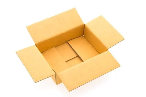 Paper box isolated Stock Photos