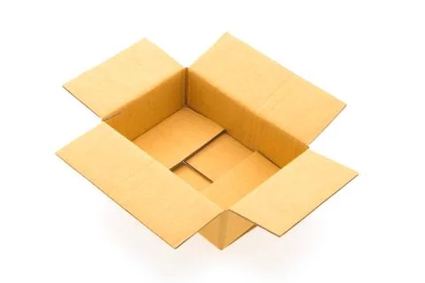 Paper box isolated Stock Photos
