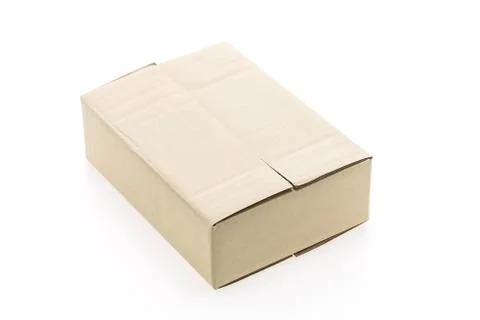 Paper box isolated 스톡 사진