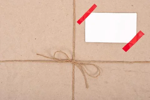 Paper box post package Stock Photos