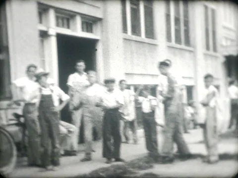 Paper boys - 1930s Stock Footage 77813161