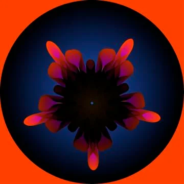 Paper bulk flower Stock Illustration