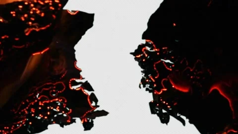 Paper Burning Effect with Fire and Smoke – Cinematic 4K Transition Stock Footage 309303315