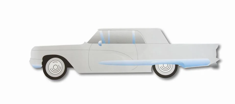 Paper car Stock Illustration