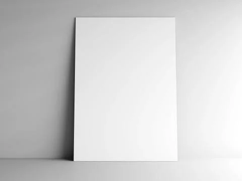 Paper card on a wall Stock Illustration