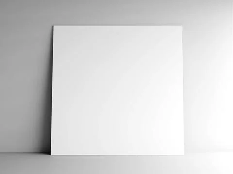 Paper card on a wall Stock Illustration