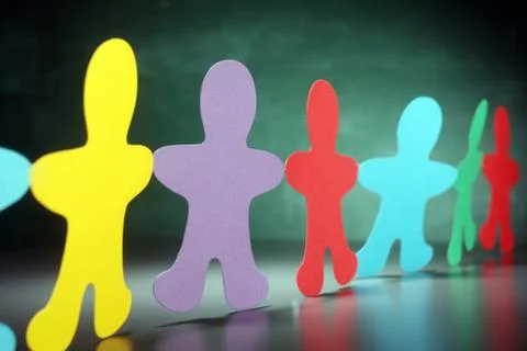 Paper chain 스톡 사진