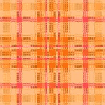 Paper check plaid pattern, color fabric texture seamless. Throw background .. Stock Illustration
