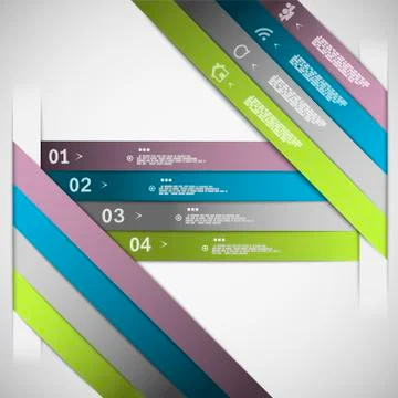 Paper choice template Stock Illustration