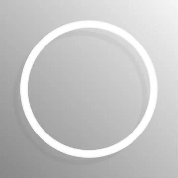 Paper circle banners frame template for design. Stock Illustration