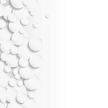 Paper circles background Stock Illustration