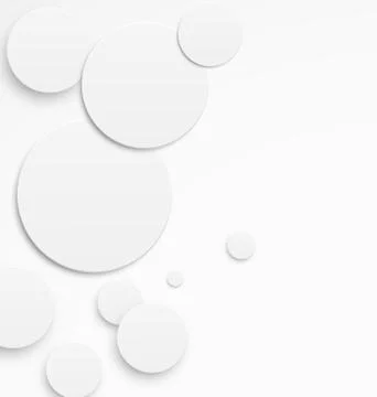 Paper circles Stock Illustration