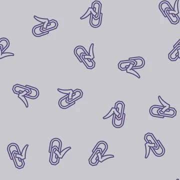 Paper clip check mark line vector seamless pattern イラスト素材