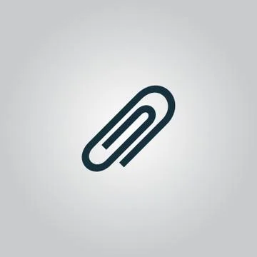 Paper clip icon Stock Illustration