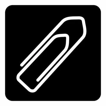 Paper clip icon Stock Illustration