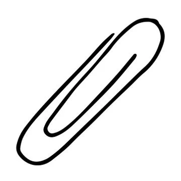 Paper clip icon. Stock Illustration
