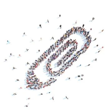 Paper clip. Stock Illustration