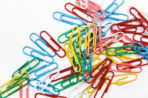 Paper clip Stock Photos