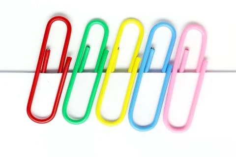 Paper clip Stock Photos