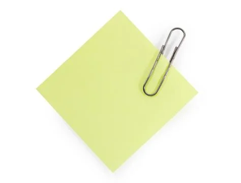 Paper with clip Stock Photos