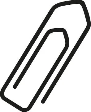 Paper clip vector Stock Illustration