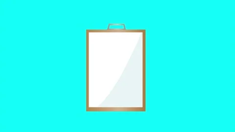 Paper Clipboard Stock Footage 260539899