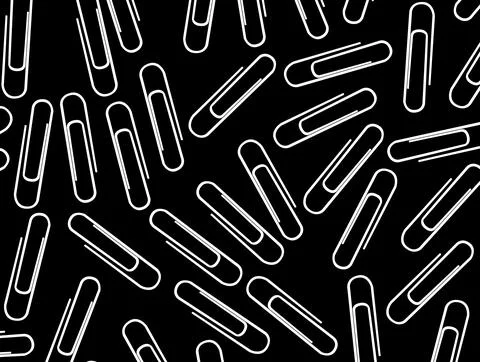 Paper Clips Background Stock Illustration
