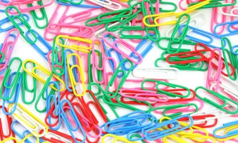 Paper clips background Фото