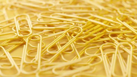 Paper clips close-up イラスト素材