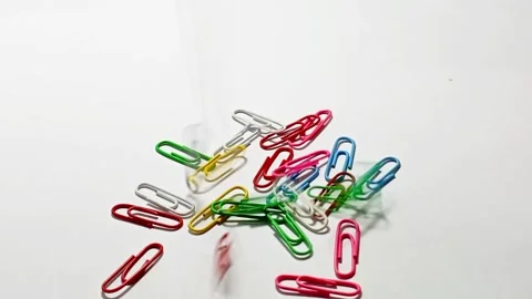 Paper clips footage Stock Footage 286953248