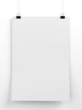 Paper with clips Illustration