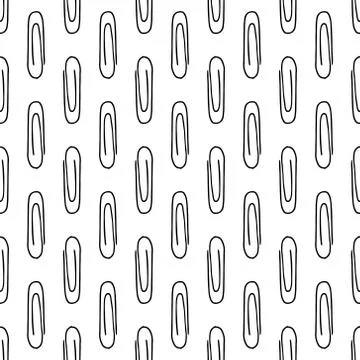 Paper clips Stock Illustration
