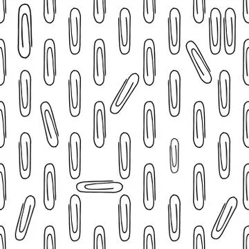 Paper clips Stock Illustration