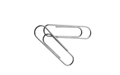 Paper Clips with Path Stock Photos