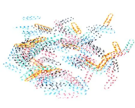 Paper clips Stock-Fotos